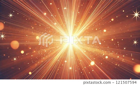 橙色輻射插畫背景 橙色輻射插畫背景 121507594