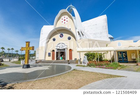 晴天時的天草四郎博物館，熊本縣上天草市 121508409