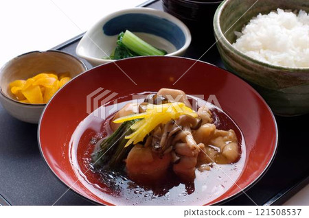 Duck jibuni set meal 121508537