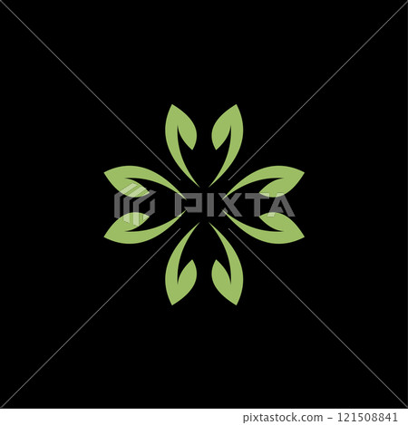 Leaf ecology nature Logo Template vector 121508841