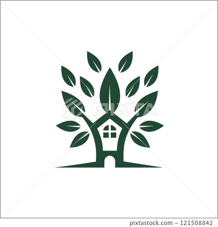 Eco Friendly Homes logo or symbol for property, real estate company Eco Friendly Homes logo or symbol for property, real estate company 121508842