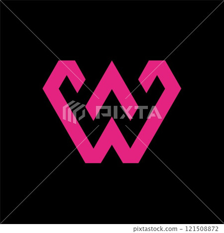 modern letter w logo vector modern letter w logo vector 121508872