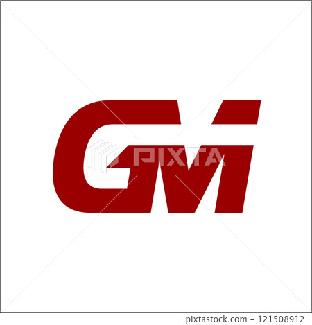 GM letter logo vector GM initials logo designs GM letter logo vector GM initials logo designs 121508912