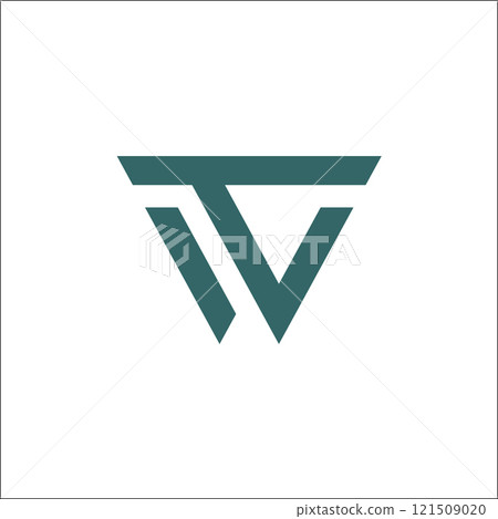 WT letter logo vector tw initials logo vector 121509020