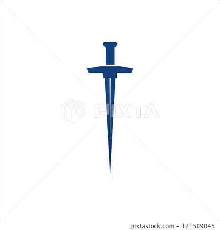 simple Sword icon logo designs vector 121509045