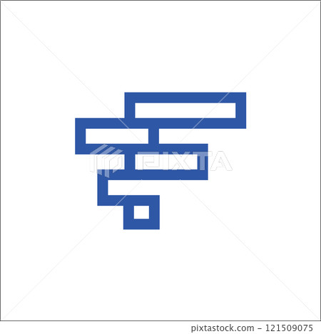 initial F logo vector template letter F logo vector initial F logo vector template letter F logo vector 121509075