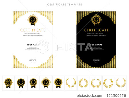 257 個用於獎項、邀請函和表彰的垂直設計模板 121509656