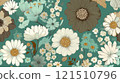 Retro Daisy Wallpaper 121510796