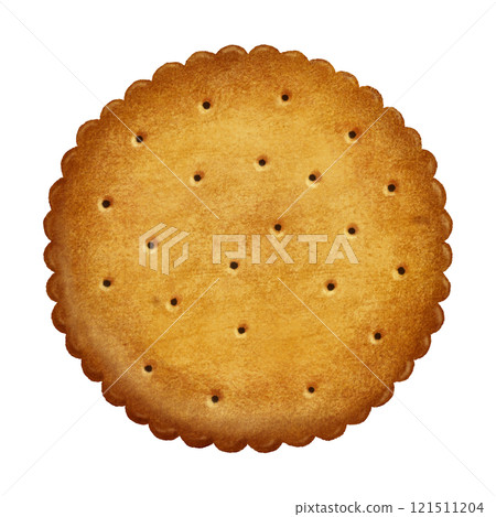 Realistic hand-drawn illustration of biscuits 121511204