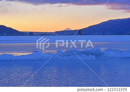 God transit of Lake Suwa God transit of Lake Suwa 121511370