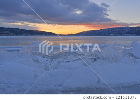 God transit of Lake Suwa God transit of Lake Suwa 121511375