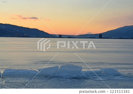 God transit of Lake Suwa God transit of Lake Suwa 121511381