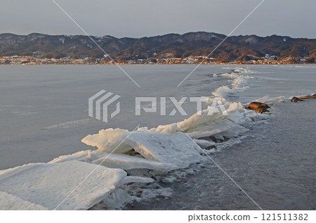 God transit of Lake Suwa 121511382