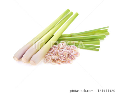 Lemongrass isolated on white background 121511420