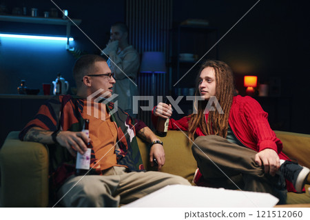 Friends Meeting At Home Party 121512060