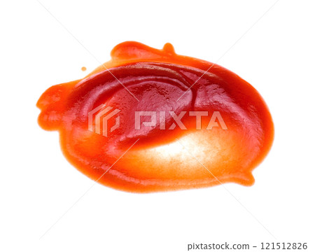 tomato sauce isolated on white background 121512826