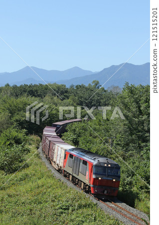 Nemuro Main Line Freight Train JR Freight DF200 Electric Diesel Locomotive Nemuro Main Line Freight Train JR Freight DF200 Electric Diesel Locomotive 121515201