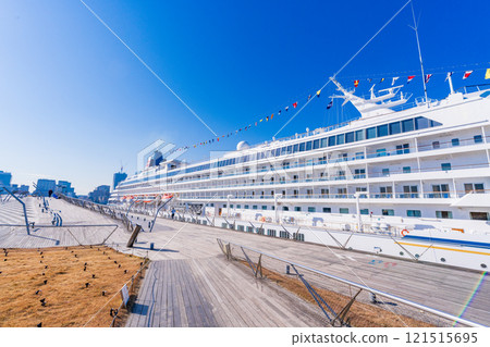 (Kanagawa) Asuka II moored at Yokohama Port Osanbashi (Kanagawa) Asuka II moored at Yokohama Port Osanbashi 121515695