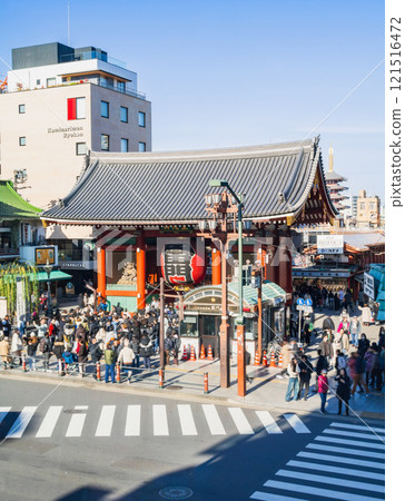 Sensoji Temple Kaminarimon *Some parts are soft focus 121516472