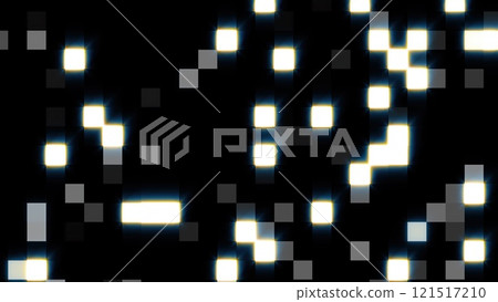 Bright flashing blocks. Computer generated Bright flashing blocks. Computer generated 121517210