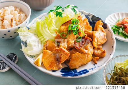 Grilled chicken tuna marinated in miso Grilled chicken tuna marinated in miso 121517436