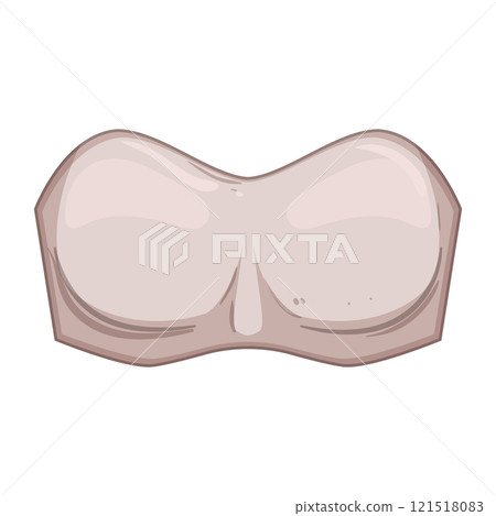 adhesive strapless bra cartoon vector illustration adhesive strapless bra cartoon vector illustration 121518083