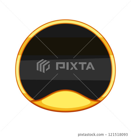 sophisticated sticker golden luxury cartoon vector illustration sophisticated sticker golden luxury cartoon vector illustration 121518093