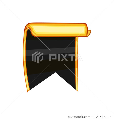 lavish sticker golden luxury cartoon vector illustration 121518098