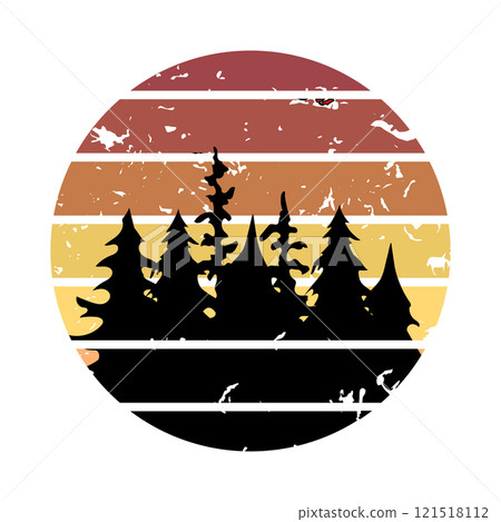 tumbler retro sunset cartoon vector illustration tumbler retro sunset cartoon vector illustration 121518112