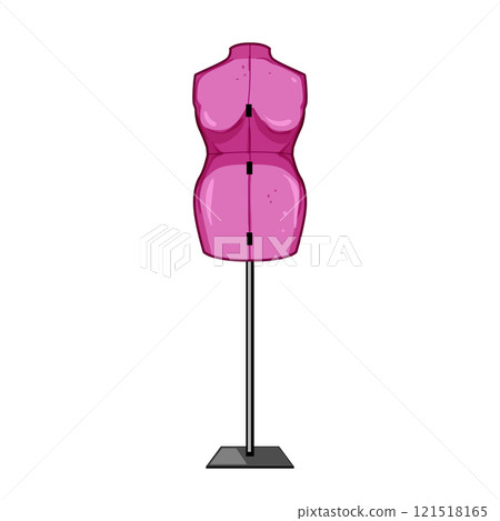 bespoke mannequin tailor cartoon vector illustration 121518165