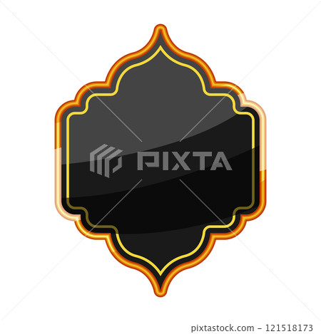 lavish label golden luxury cartoon vector illustration 121518173