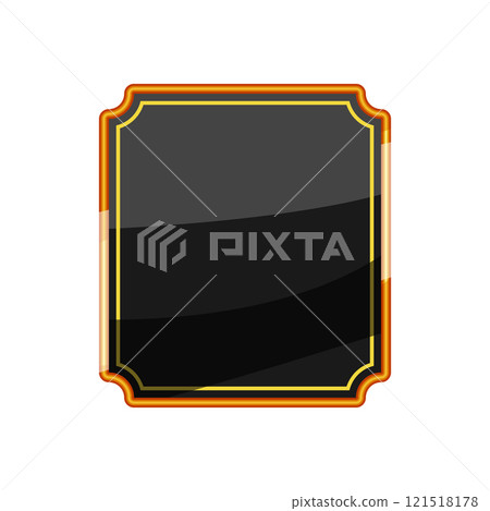 elegance label golden luxury cartoon vector illustration 121518178