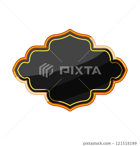 sophistication label golden luxury cartoon vector illustration sophistication label golden luxury cartoon vector illustration 121518199