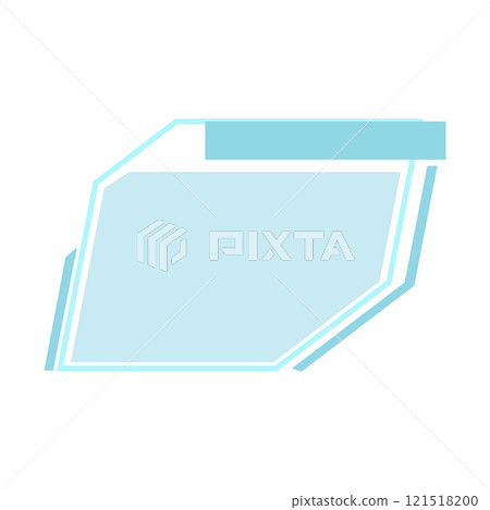 burst hud callout shapes cartoon vector illustration 121518200