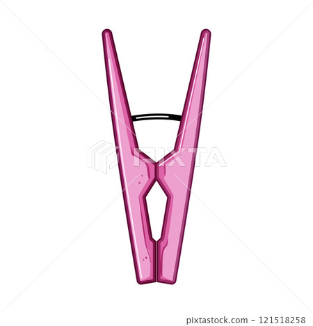 laundry clothespin cartoon vector illustration laundry clothespin cartoon vector illustration 121518258