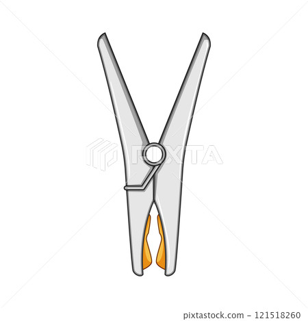 wooden clothespin cartoon vector illustration wooden clothespin cartoon vector illustration 121518260