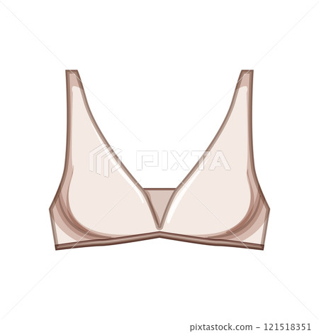 wireless bra modern cartoon vector illustration 121518351