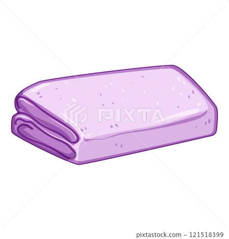 soft washcloth baby cartoon vector illustration 121518399