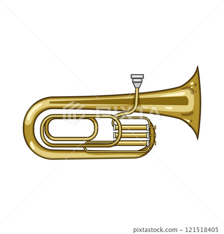 band tuba cartoon vector illustration 121518405