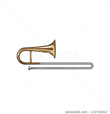 bordeaux trombone cartoon vector illustration 121518422