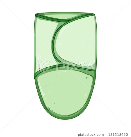 newborn swaddle wrap cartoon vector illustration 121518450