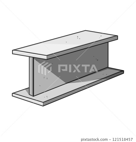 structure steel beam cartoon vector illustration structure steel beam cartoon vector illustration 121518457