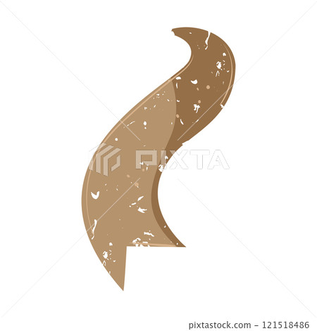 graphic retro arrow banner cartoon vector illustration graphic retro arrow banner cartoon vector illustration 121518486