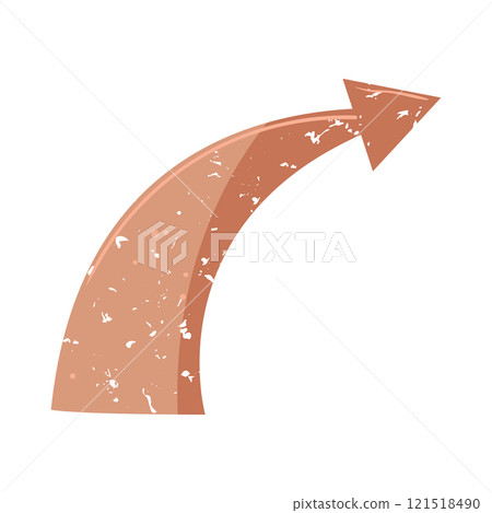 aesthetic retro arrow banner cartoon vector illustration aesthetic retro arrow banner cartoon vector illustration 121518490