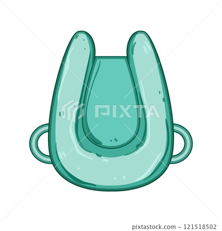 baby nursing pillow cartoon vector illustration 121518502