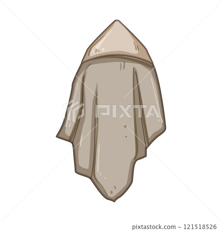 cozy hooded baby towel cartoon vector illustration 121518526