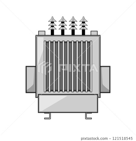 winding electrical transformer cartoon vector illustration winding electrical transformer cartoon vector illustration 121518545