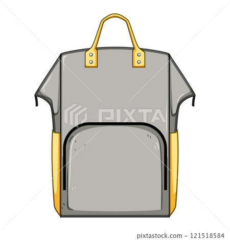 essentials diaper bag cartoon vector illustration essentials diaper bag cartoon vector illustration 121518584