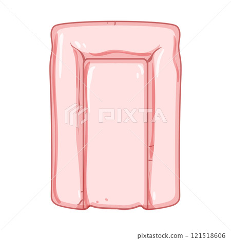 compact changing pad cartoon vector illustration 121518606