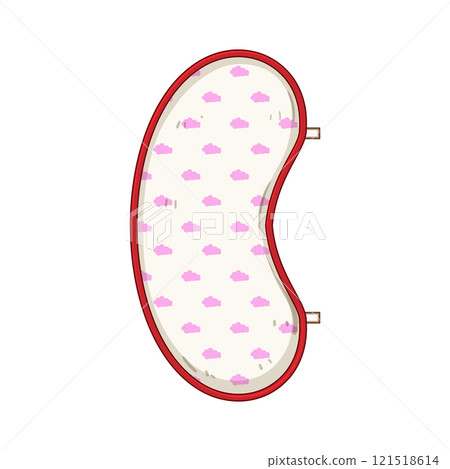 up burp cloths cartoon vector illustration up burp cloths cartoon vector illustration 121518614